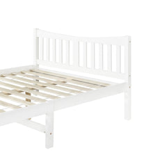 Load image into Gallery viewer, Capra Double Wooden Bed Frame - White