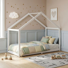Load image into Gallery viewer, Homi Single Wooden Bed Frame - White