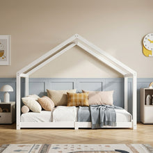 Load image into Gallery viewer, Homi Single Wooden Bed Frame - White
