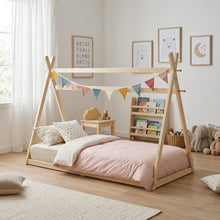 Load image into Gallery viewer, Harbor Single Wooden Bed Frame - Natural