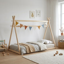 Load image into Gallery viewer, Harbor Single Wooden Bed Frame - Natural