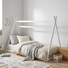 Load image into Gallery viewer, Harbor Single Wooden Bed Frame - White