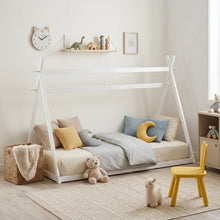 Load image into Gallery viewer, Harbor Single Wooden Bed Frame - White