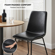 Load image into Gallery viewer, lt10696-grayson-pu-leather-dining-chair-set-of-2-black-2607014