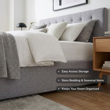 Load image into Gallery viewer, Abigail Super King Gas Lift Bed Frame - Grey