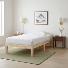 Load image into Gallery viewer, 24484-miro-single-wooden-bed-frame-natural-26063014