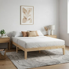 Load image into Gallery viewer, 24486-miro-double-wooden-bed-frame-natural-2607031