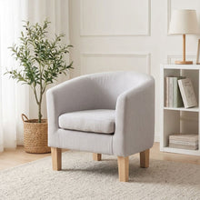 Load image into Gallery viewer, Ryan Tub Armchair - Light Grey