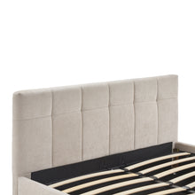 Load image into Gallery viewer, Slumber Queen Gas Lift Bed Frame - Linen Beige
