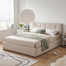 Load image into Gallery viewer, Slumber Queen Gas Lift Bed Frame - Linen Beige