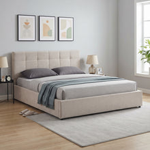 Load image into Gallery viewer, Slumber Queen Gas Lift Bed Frame - Linen Beige