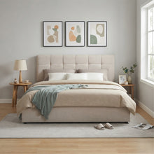Load image into Gallery viewer, Slumber Queen Gas Lift Bed Frame - Linen Beige