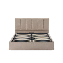 Load image into Gallery viewer, Stow Queen Gas Lift Bed Frame - Linen Khaki