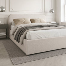 Load image into Gallery viewer, Steady Queen Gas Lift Bed Frame - Linen Beige