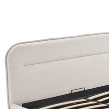 Load image into Gallery viewer, Steady Queen Gas Lift Bed Frame - Linen Beige