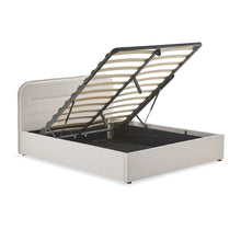 Load image into Gallery viewer, Steady Queen Gas Lift Bed Frame - Linen Beige