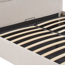 Load image into Gallery viewer, Steady Queen Gas Lift Bed Frame - Linen Beige