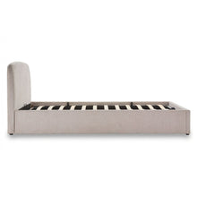 Load image into Gallery viewer, Linara Queen Gas Lift Bed Frame - Linen Light Beige