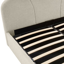 Load image into Gallery viewer, Nestly Queen Gas Lift Bed Frame - Linen Light Gray