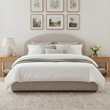 Load image into Gallery viewer, Nestly Queen Gas Lift Bed Frame - Linen Light Gray