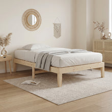 Load image into Gallery viewer, Miro King Single Wooden Bed Frame - Natural