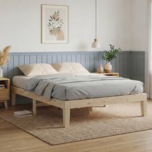 Load image into Gallery viewer, Miro Double Wooden Bed Frame - Natural