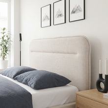Load image into Gallery viewer, Steady Queen Gas Lift Bed Frame - Linen Beige