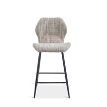 Load image into Gallery viewer, Hygge Fabric Bar Stool - Set Of 2 - Light Brown