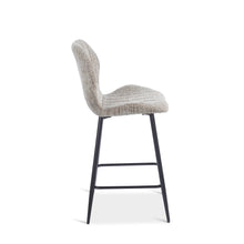 Load image into Gallery viewer, Hygge Fabric Bar Stool - Set Of 2 - Light Brown