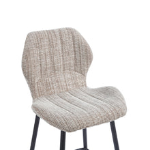 Load image into Gallery viewer, Hygge Fabric Bar Stool - Set Of 2 - Light Brown
