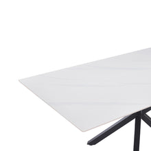 Load image into Gallery viewer, Frost Dining Table 180 x 90 x 78cm - White