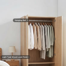 Load image into Gallery viewer, Benny 2 Door Wardrobe - Light Teak