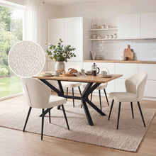Load image into Gallery viewer, Mellow Boucle Dining Chair - Set Of 4 - Oatmeal