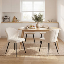 Load image into Gallery viewer, Mellow Boucle Dining Chair - Set Of 4 - Oatmeal