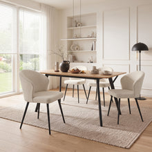 Load image into Gallery viewer, Mellow Boucle Dining Chair - Set Of 4 - Oatmeal
