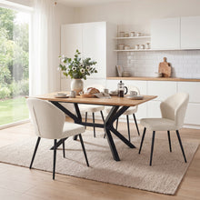Load image into Gallery viewer, Mellow Boucle Dining Chair - Set Of 4 - Oatmeal