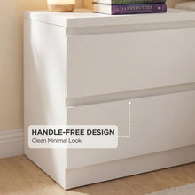 Load image into Gallery viewer, Tongass Wooden Bedside Table - White