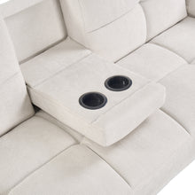 Load image into Gallery viewer, Forest 3 Seater Sofa Bed with Cup Holder - Beige