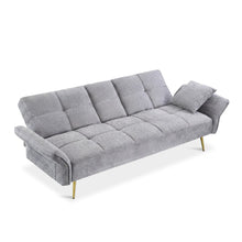 Load image into Gallery viewer, Forest 3 Seater Sofa Bed with Cup Holder - Dark Grey
