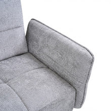 Load image into Gallery viewer, Forest 3 Seater Sofa Bed with Cup Holder - Dark Grey