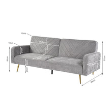 Load image into Gallery viewer, Kiwi 3 Seater Sofa Bed - Dark Grey