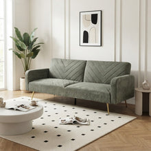 Load image into Gallery viewer, Kiwi 3 Seater Sofa Bed - Green