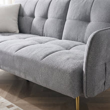 Load image into Gallery viewer, Forest 3 Seater Sofa Bed with Cup Holder - Dark Grey