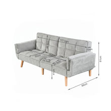 Load image into Gallery viewer, Puna 3 Seater Sofa Bed - Grey