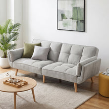 Load image into Gallery viewer, Puna 3 Seater Sofa Bed - Grey