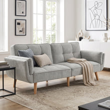 Load image into Gallery viewer, Puna 3 Seater Sofa Bed - Grey