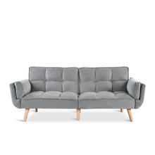 Load image into Gallery viewer, Puna 3 Seater Sofa Bed - Dark Grey