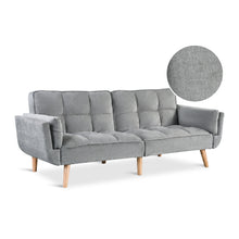 Load image into Gallery viewer, Puna 3 Seater Sofa Bed - Dark Grey