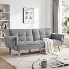 Load image into Gallery viewer, Puna 3 Seater Sofa Bed - Dark Grey