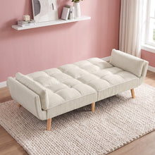 Load image into Gallery viewer, Puna 3 Seater Sofa Bed - Dark Beige